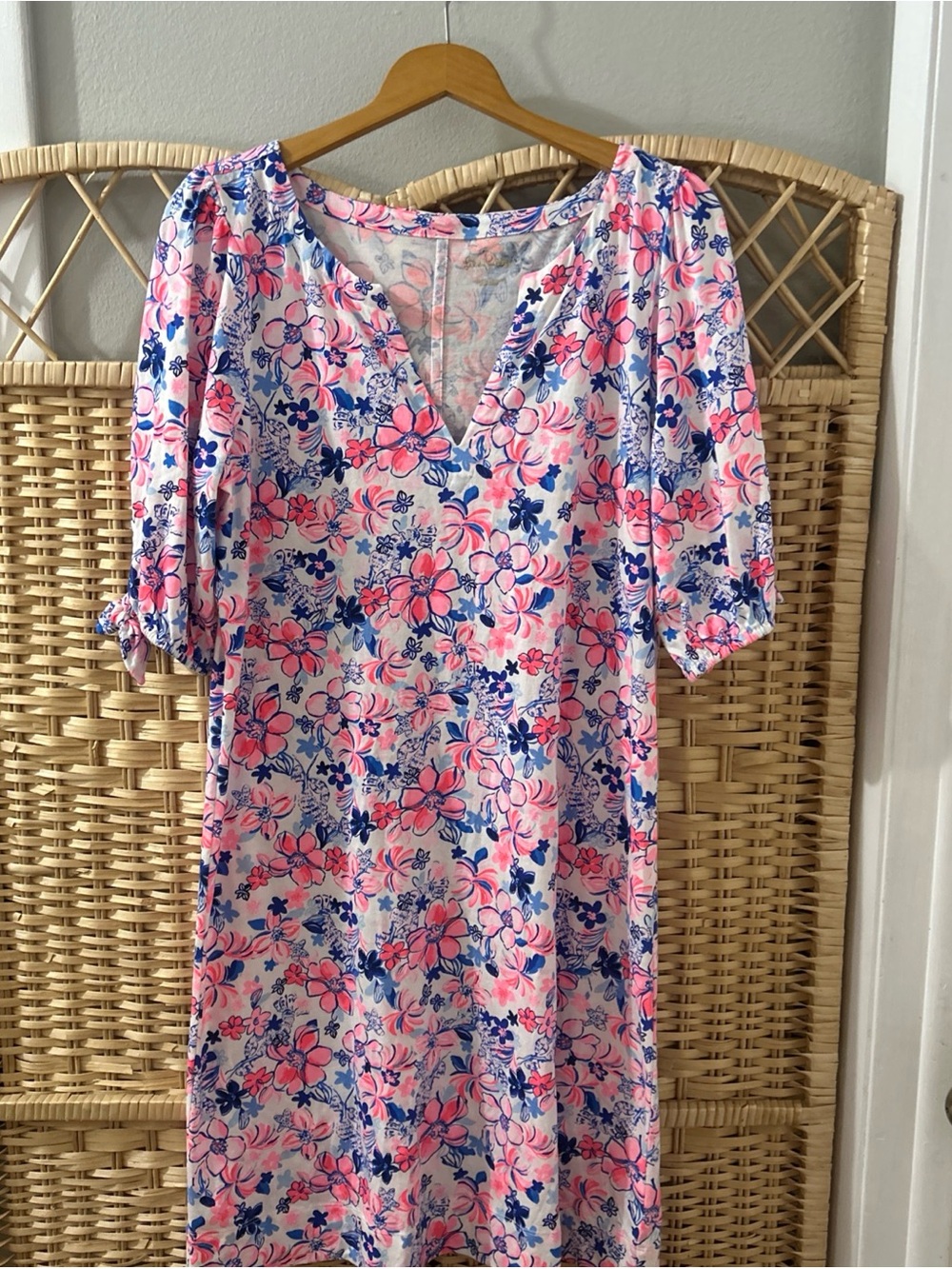 Lilly Pulitzer Easley Dress Large Womens Resort Party Like A Lobster Lobstar